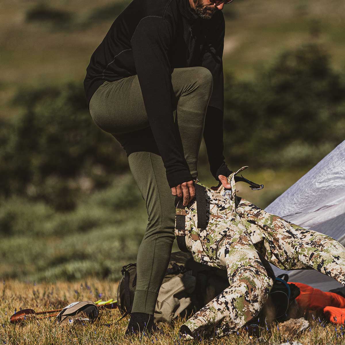 Midweight - Kancamagus Men's Bottom 100% Merino Wool from Minus33 Merino Wool Clothing