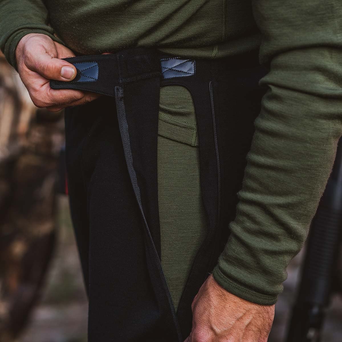 Heavyweight - Chugach Men's Zip-Off 3/4 Bottoms 100% Merino Wool from Minus33 Merino Wool Clothing