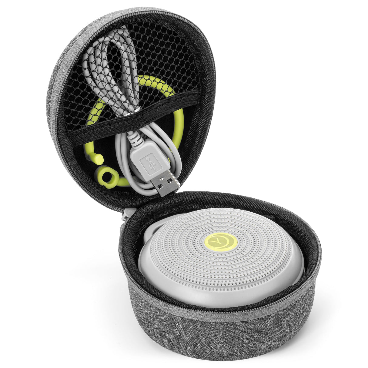 Hushh® White Noise Machine + Travel Case Bundle from Yogasleep