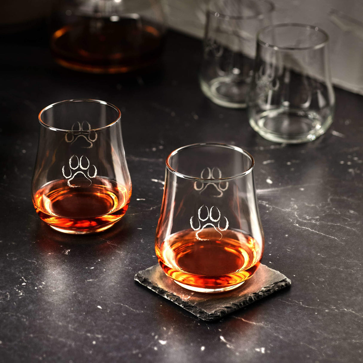 Libbey Modern Pets Posh Paw All-Purpose Glasses, 17-ounce, Set of 4 from Libbey