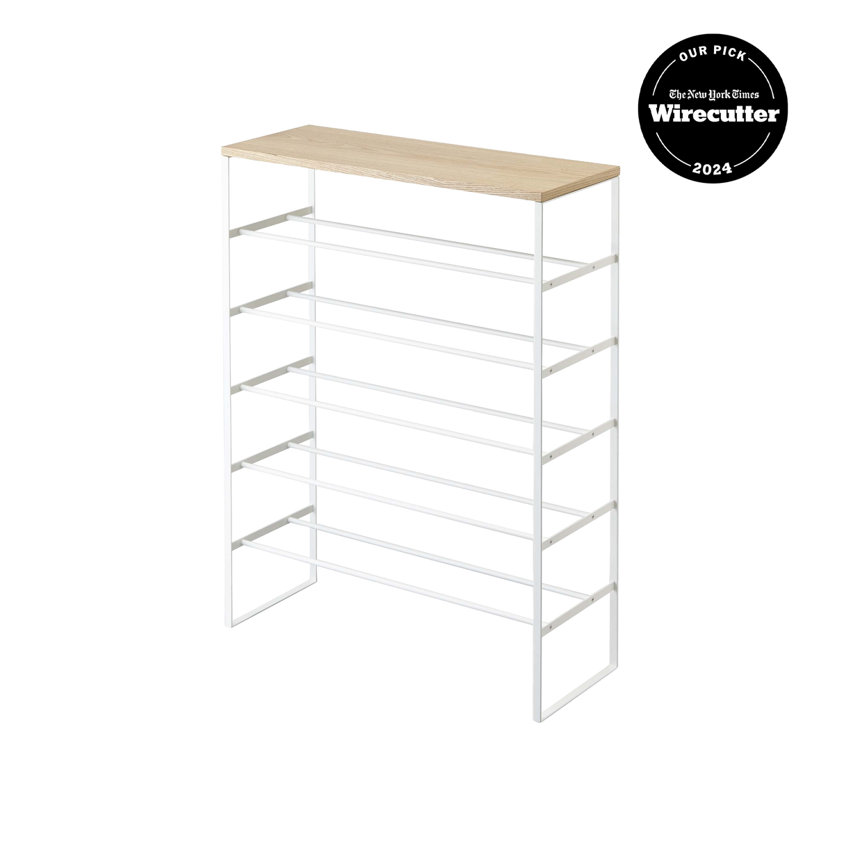 Six-Tier Shoe Rack (34" H)  - Steel from Yamazaki Home