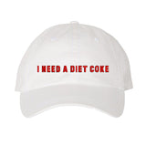 'I Need A Diet Coke' Baseball Hat from United Monograms