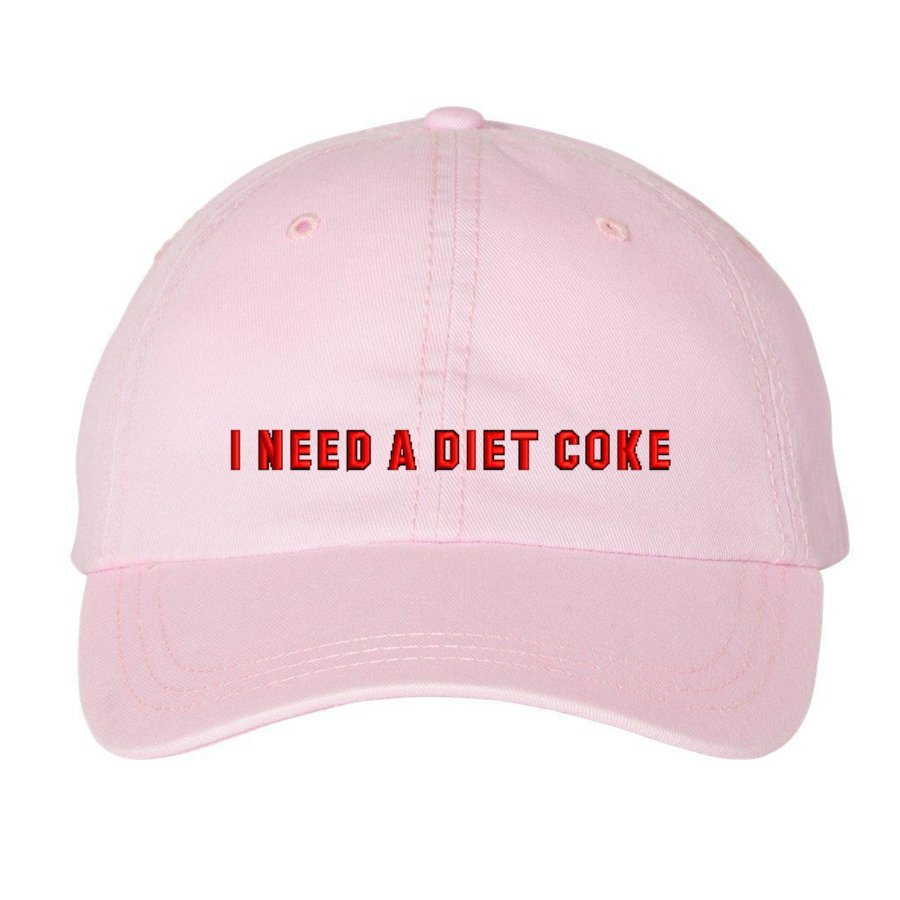'I Need A Diet Coke' Baseball Hat from United Monograms