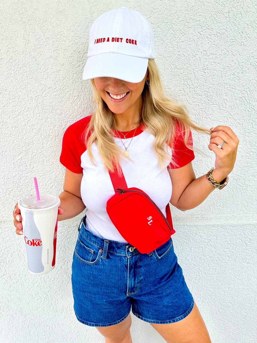'I Need A Diet Coke' Baseball Hat from United Monograms