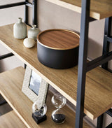 Storage Case - Two Sizes - Steel + Wood from Yamazaki Home