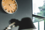 Wall Clock - Steel + Wood from Yamazaki Home