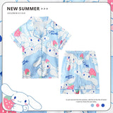 Anime Sanrio Kids Ice Silk Pajamas From Kawaii Stop