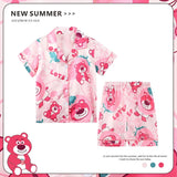 Anime Sanrio Kids Ice Silk Pajamas From Kawaii Stop
