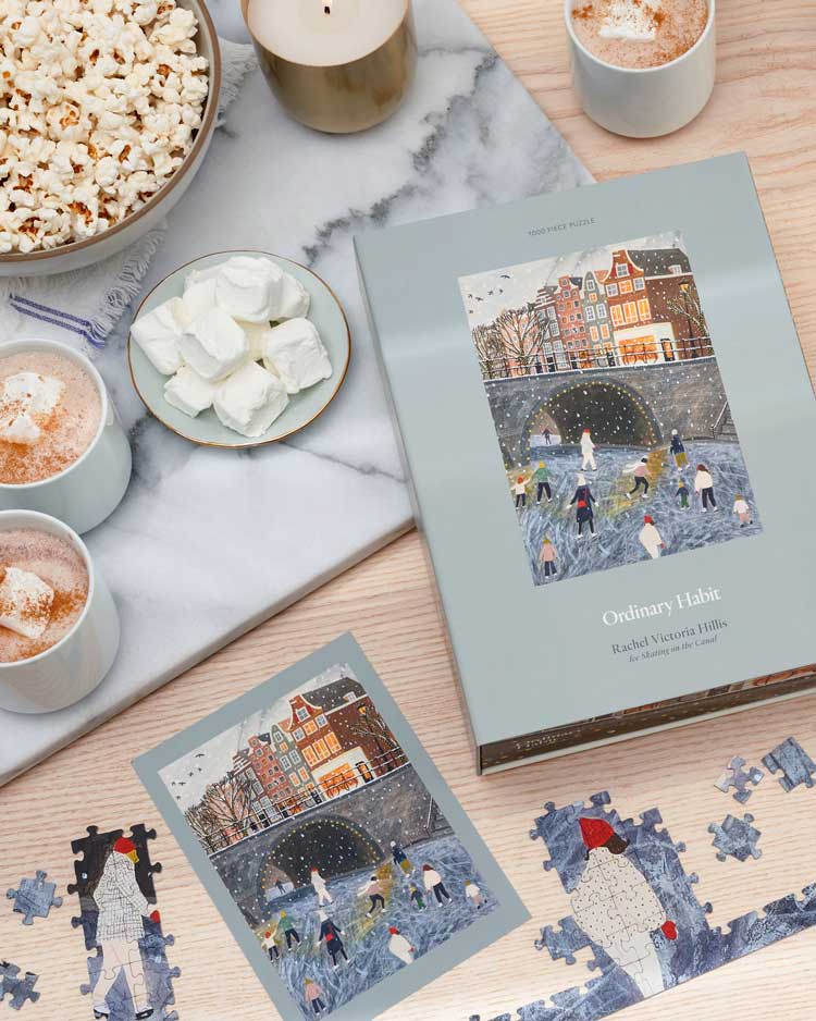 Ice Skating on the Canal Puzzle from Ordinary Habit
