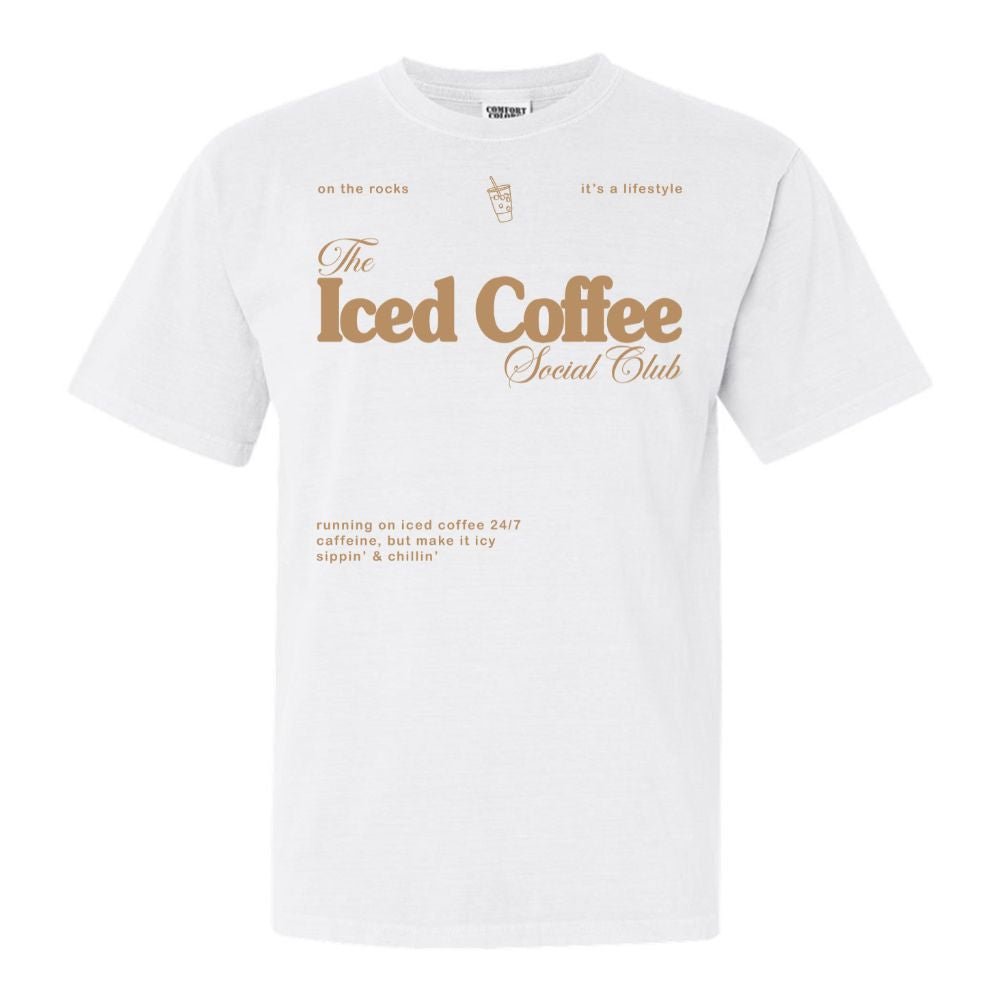'Iced Coffee Social Club' T-Shirt from United Monograms