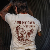 I Do My Own Stunts | Official F*cked Around Found Out Club Men's T-Shirt | DRTYCWB From Combat Iron ApparelY