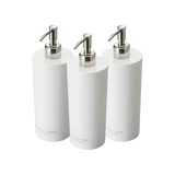 Round Dispenser Bundle - Shampoo, Conditioner, and Body Soap from Yamazaki Home