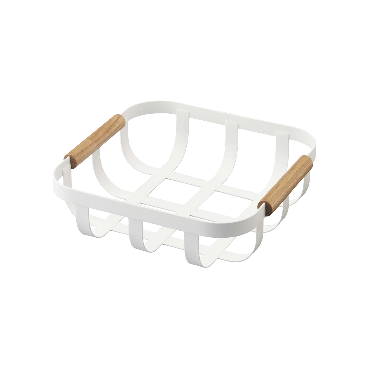 Fruit Basket - Steel + Wood from Yamazaki Home