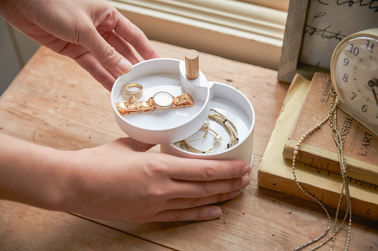 Open Top Stacked Jewelry Organizer - Two Sizes from Yamazaki Home