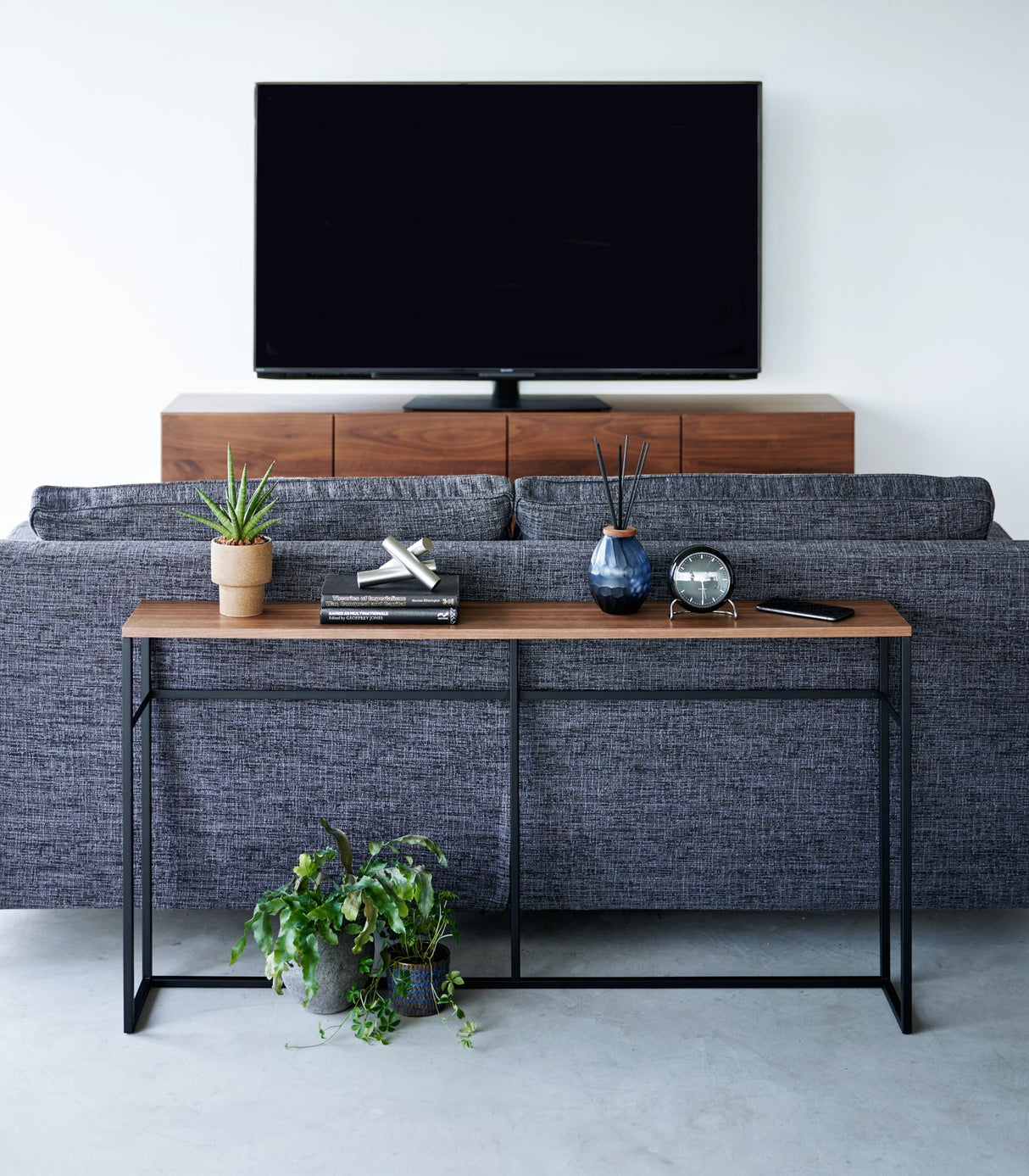 Long Console Table - Two Styles - Steel from Yamazaki Home