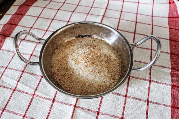 Lemon Peel infused artisan culinary sugar from Beach House Teas