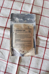 Cranberry Sage infused artisan culinary sugar from Beach House Teas