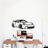 Metal Porsche 911 GT3 Wall Art from VITAHOME DESIGN LLC