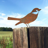 Metal Bird Statue - Mockingbird / Robin from Jubilee Trading Company