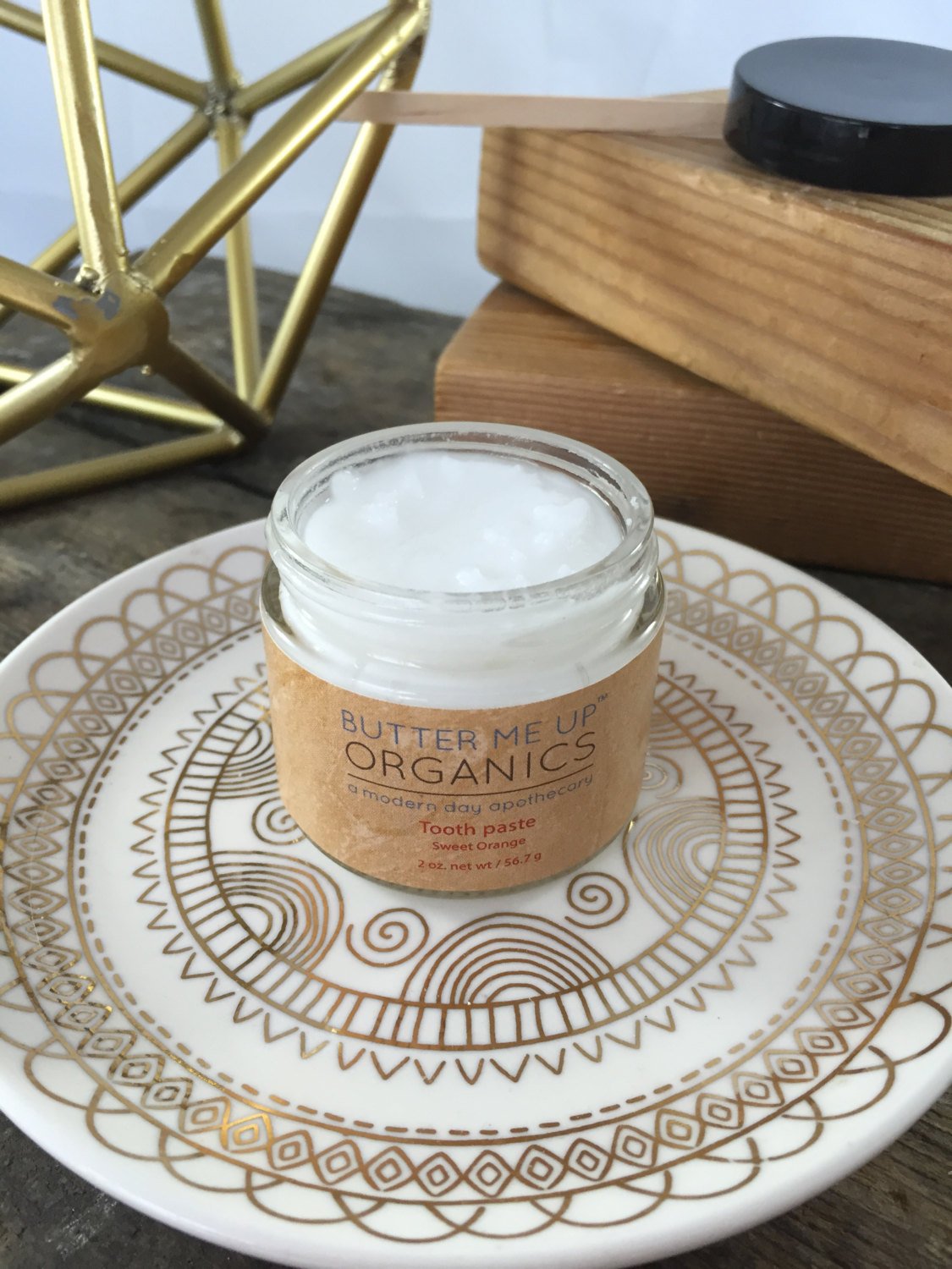 All Natural Organic Whitening Toothpaste / Remineralizing Toothpaste from Butter Me Up Organics