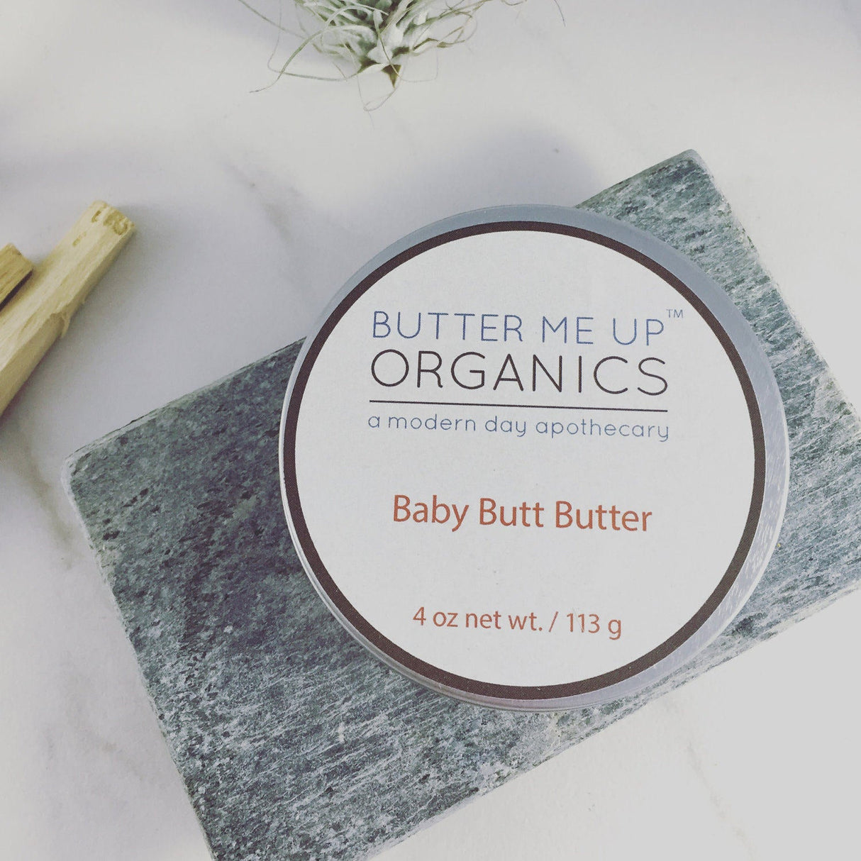 Baby Butt Butter / Organic Diaper Cream / Cloth Diapers Safe from Butter Me Up Organics