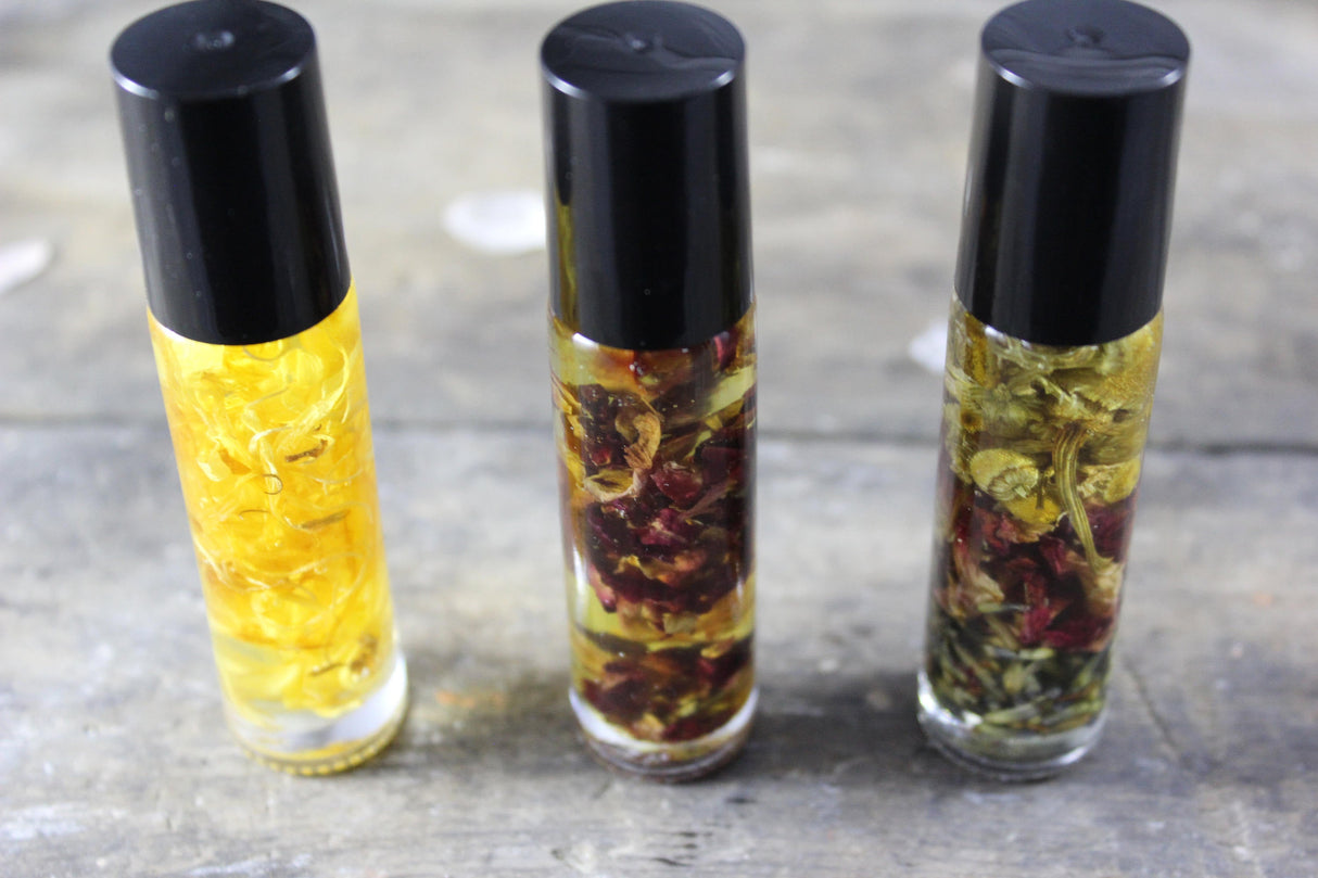 Organic Essential Oil Perfume / Perfume Oil/ Essential Oils / Herbal Oils/ Roll On Perfume / Happy Scent  from Butter Me Up Organics