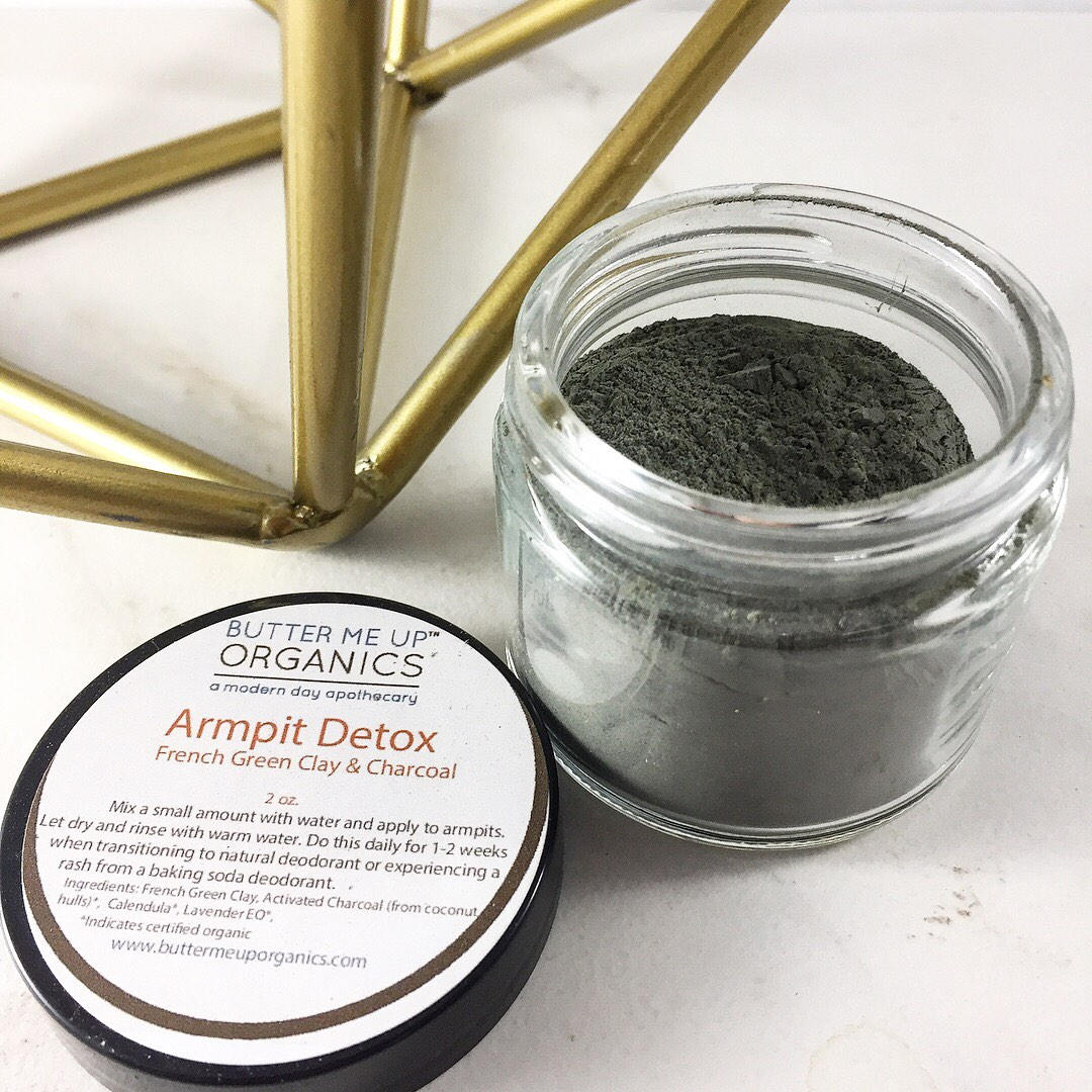 Arm Pit Detox / Armpit Detox / Arm Pitt Detox / Natural Deodorant Transition from Butter Me Up Organics