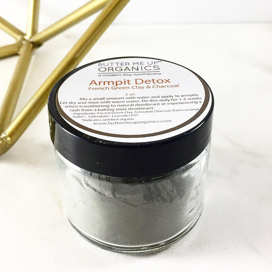 Arm Pit Detox / Armpit Detox / Arm Pitt Detox / Natural Deodorant Transition from Butter Me Up Organics