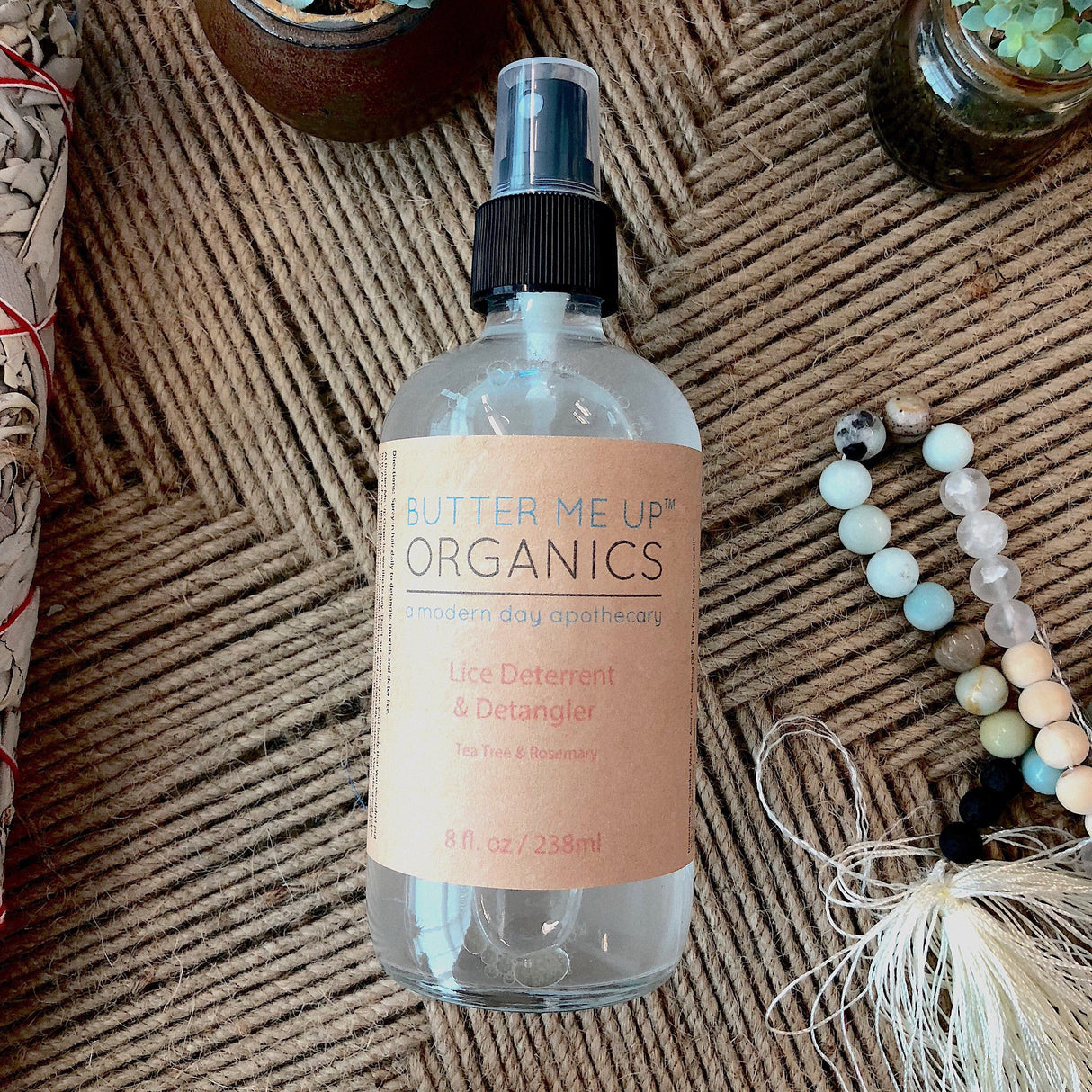 Lice Deterrent / Organic Detangler / Organic Lice Prevention from Butter Me Up Organics