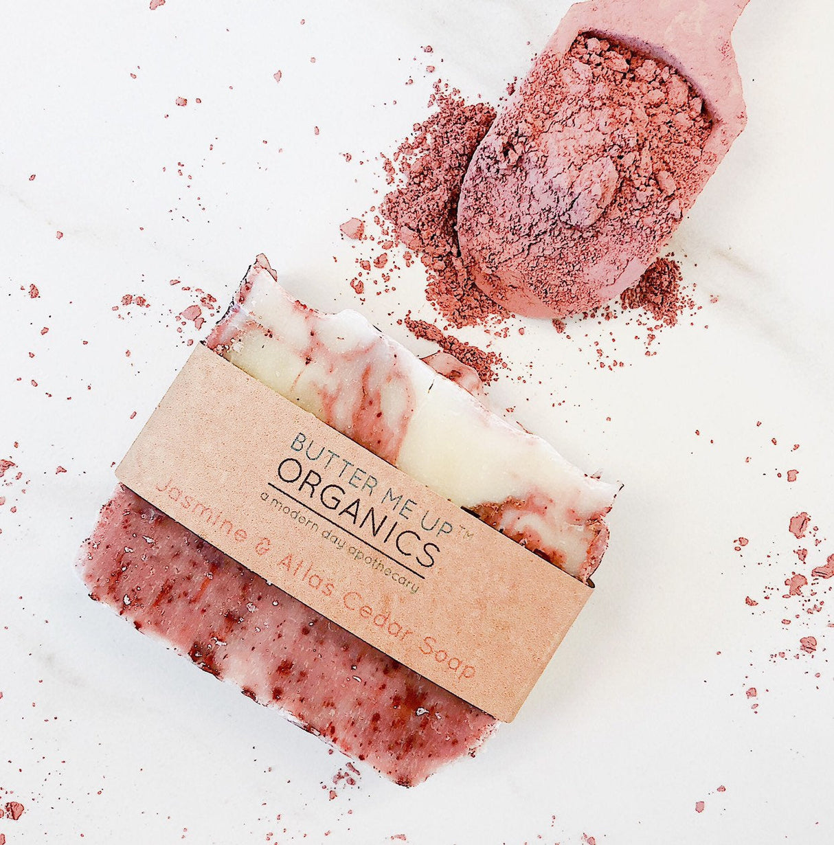 Jasmine, Atlas Cedar, & Pine Organic Soap Essential Oils from Butter Me Up Organics