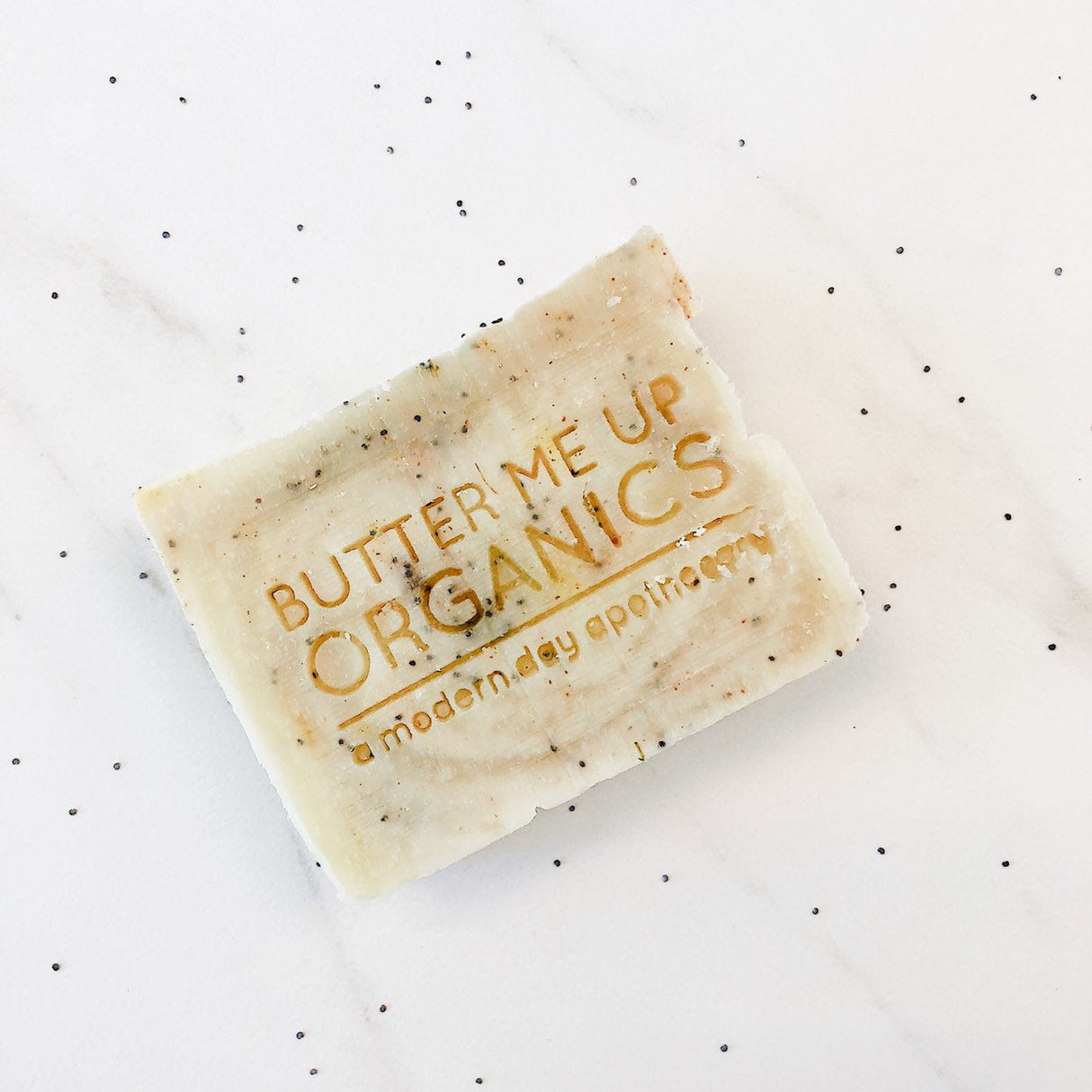 Lemon Poppyseed / VEGAN soap / PALM FREE / Exfoliating Soap / Scrub Soap from Butter Me Up Organics