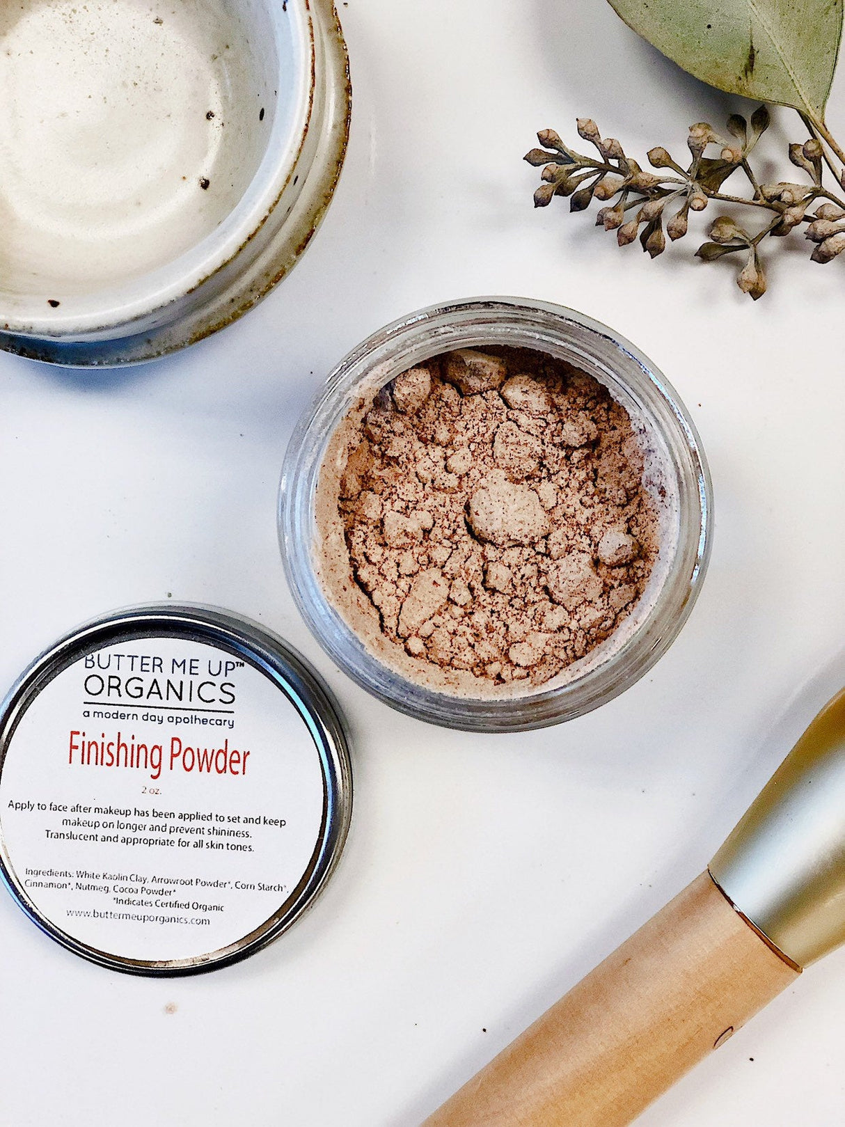 Organic Finishing Powder Setting from Butter Me Up Organics