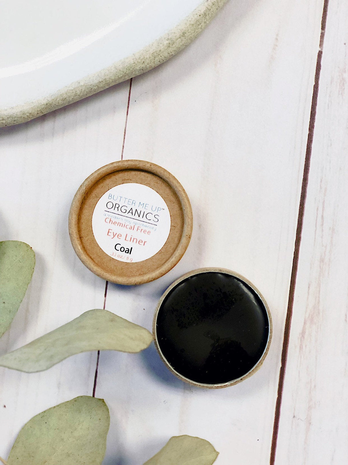 Organic Eyeliner / Organic Eye Makeup / Eye Coal / Butter Me Up Organics from Butter Me Up Organics