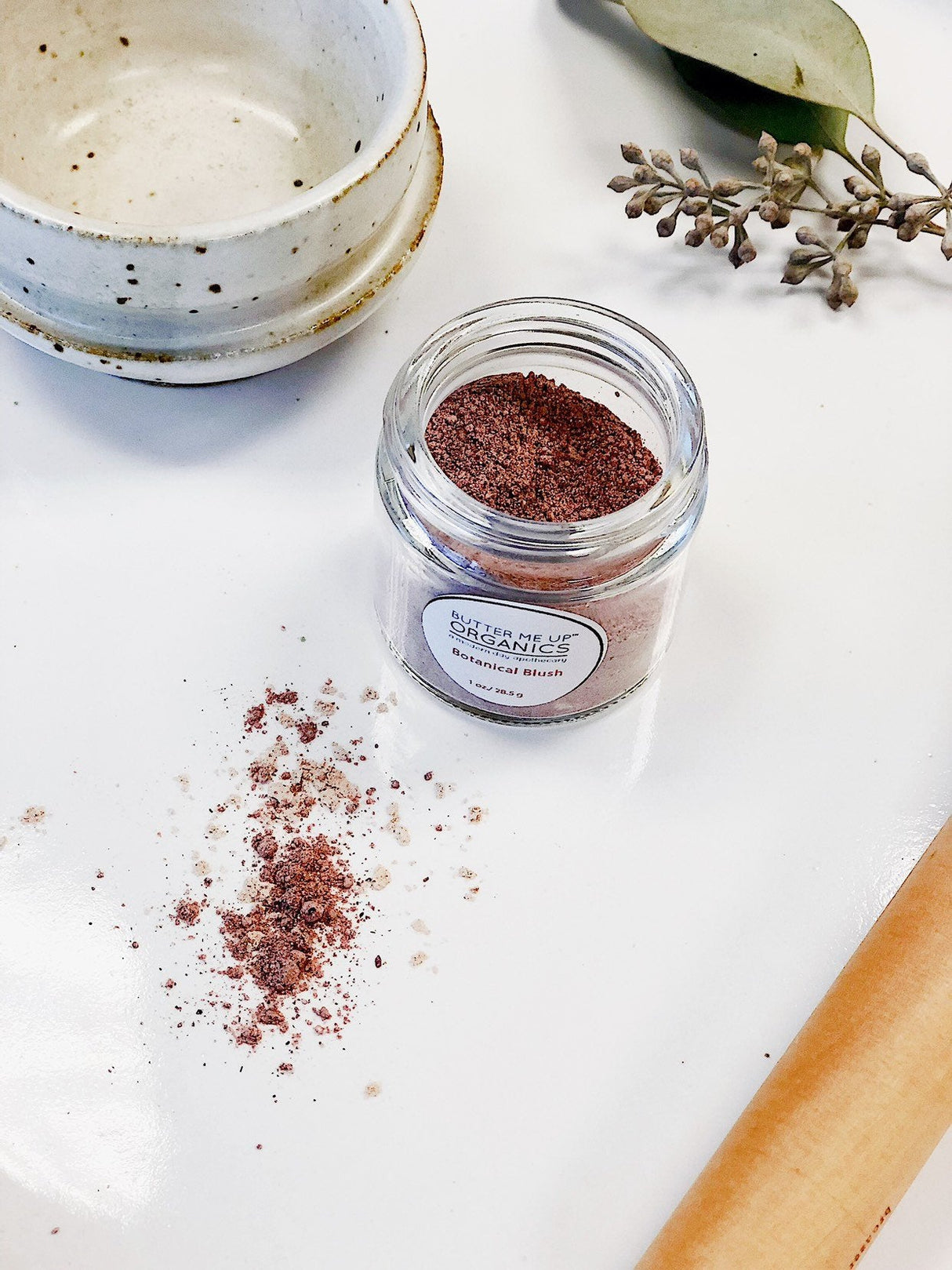 Organic Botanical Blush / Natural Blush / Titanium Dioxide FREE / Chemical Free / Butter Me Up Organics from Butter Me Up Organics