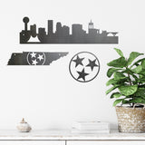 Knoxville Skyline Metal Art Small from Jubilee Trading Company