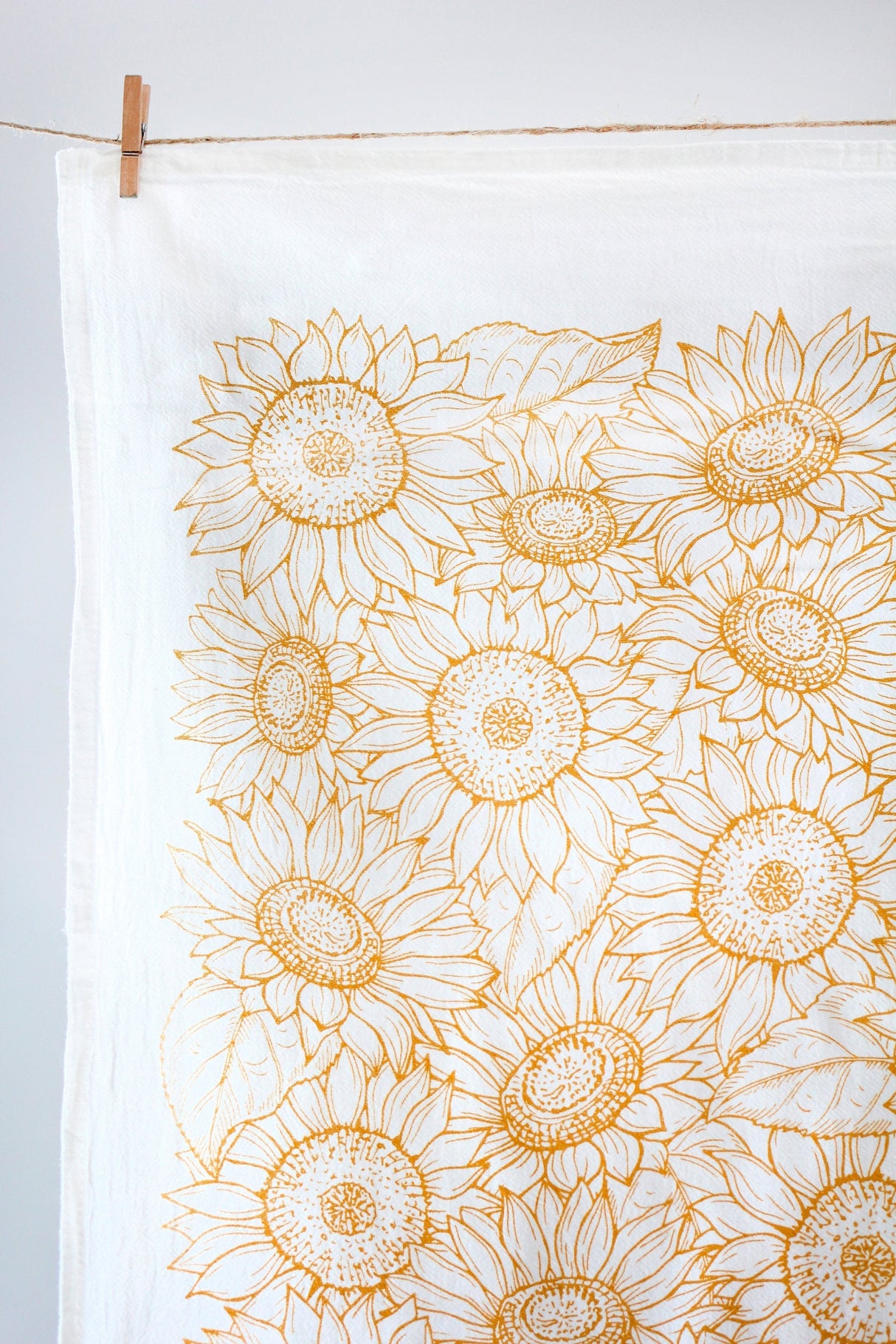 Sunflower Garden Tea Towel from Jubilee Trading Company