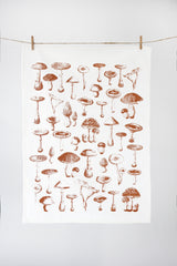 Mushroom Pattern Tea Towel From Jubilee Trading Company
