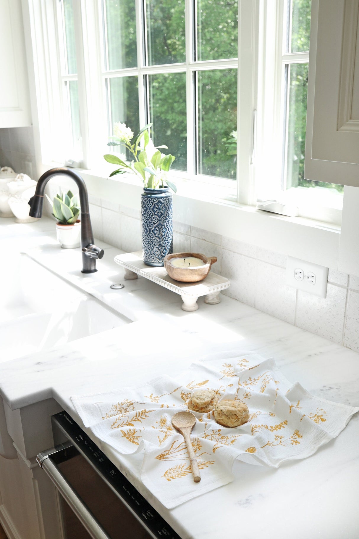 Wild Flower Tea Towel from Jubilee Trading Company