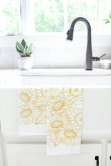 Sunflower Garden Tea Towel from Jubilee Trading Company