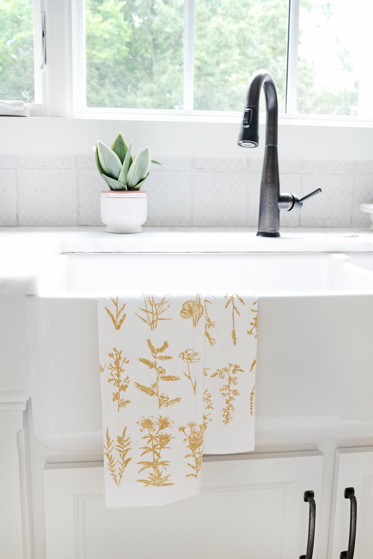 Wild Flower Tea Towel from Jubilee Trading Company
