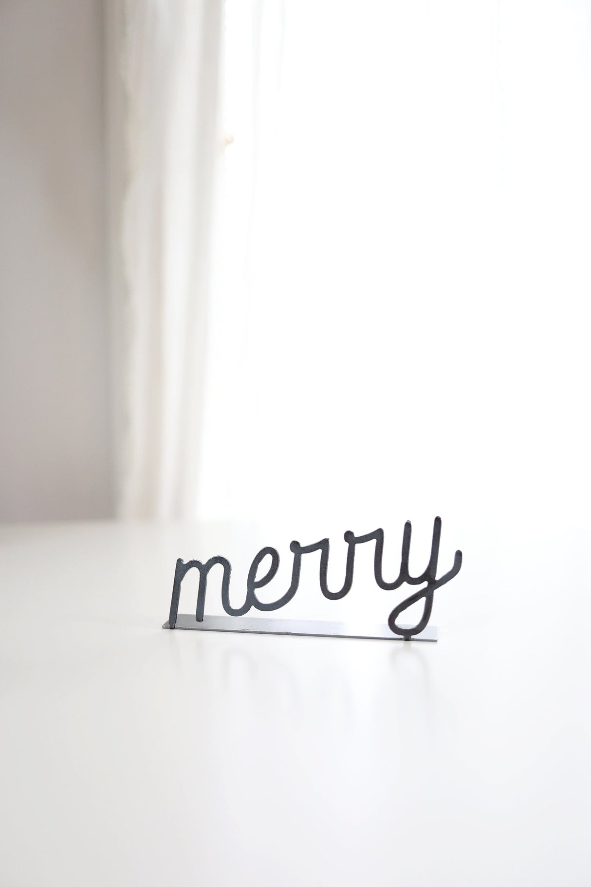 Merry Word Sign from Jubilee Trading Company