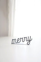 Merry Word Sign from Jubilee Trading Company