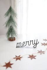 Merry Word Sign from Jubilee Trading Company