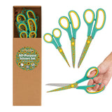 Special Gift Box Soft Grip Sunflowers Scissors Set - 3 Sizes - Handmade Fabric Case - All-Purpose Crafts, Office & School - Stainless Steel from Reed Leather
