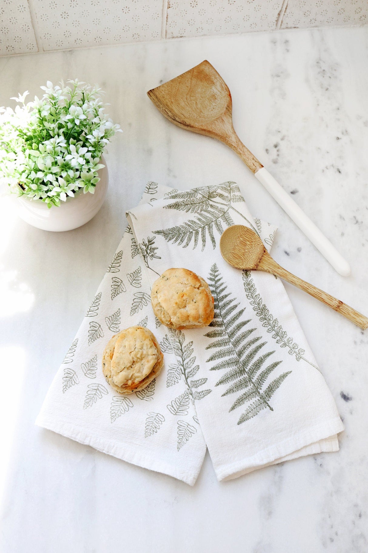 Fern Fronds Tea Towel from Jubilee Trading Company