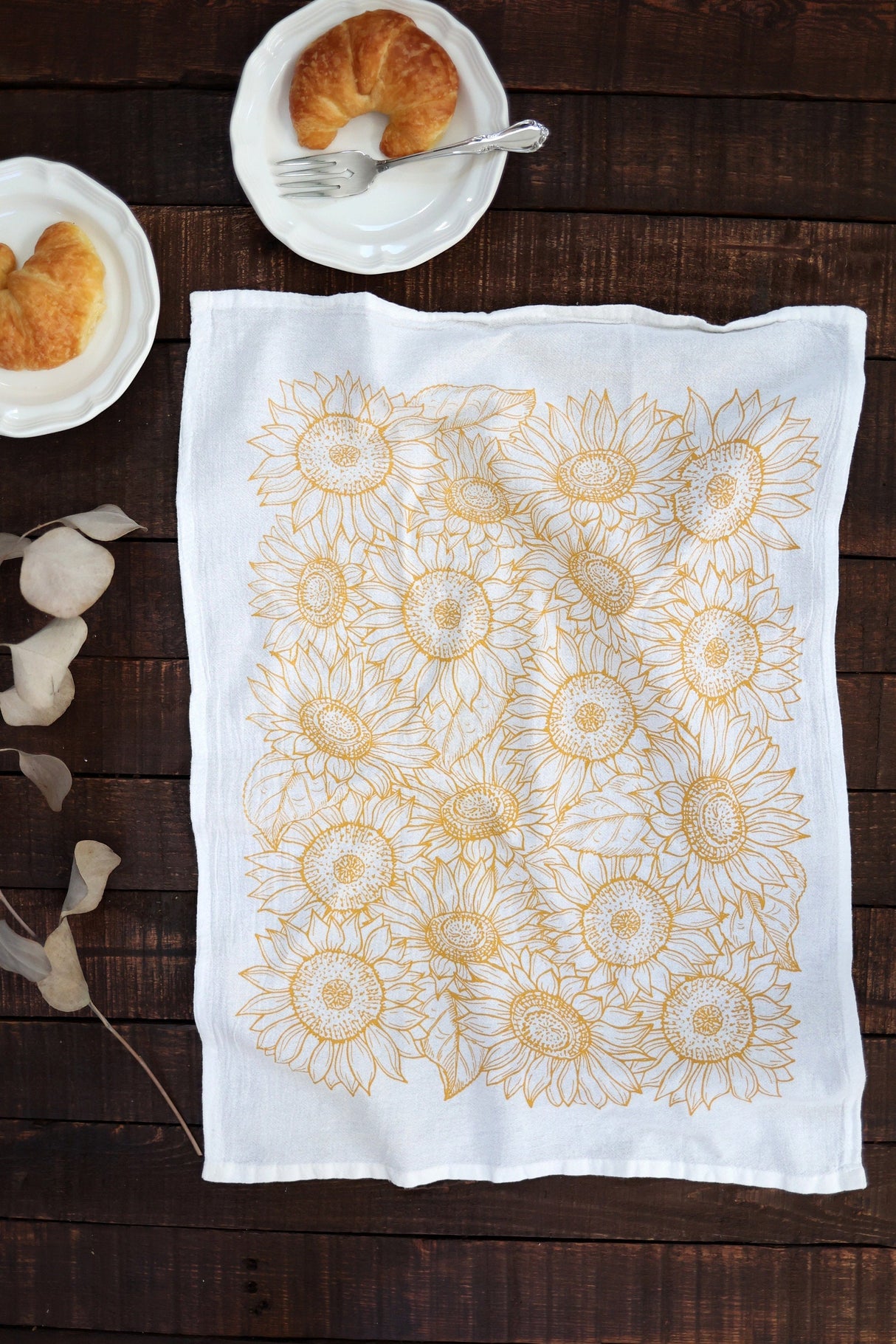 Sunflower Garden Tea Towel from Jubilee Trading Company