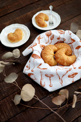 Mushroom Pattern Tea Towel From Jubilee Trading Company