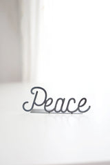 Peace Word Sign From Jubilee Trading Company