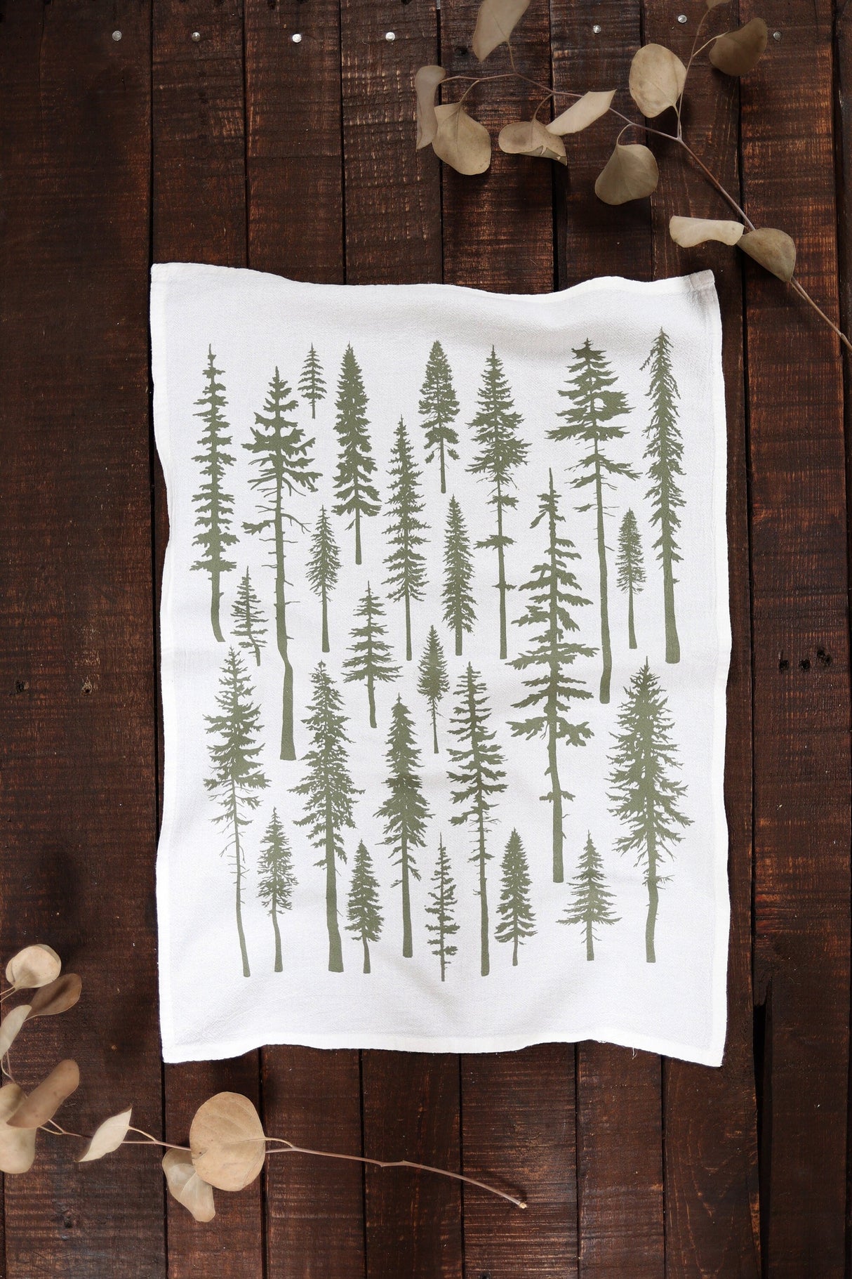 Redwood Trees Tea Towel from Jubilee Trading Company