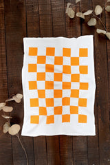 Tennessee Orange Checker Tea Towel from Jubilee Trading Company